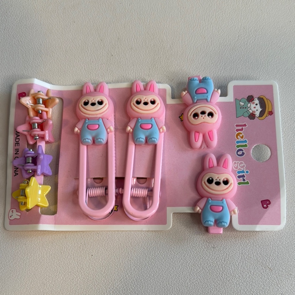 LABUBU Hair Clips Set.